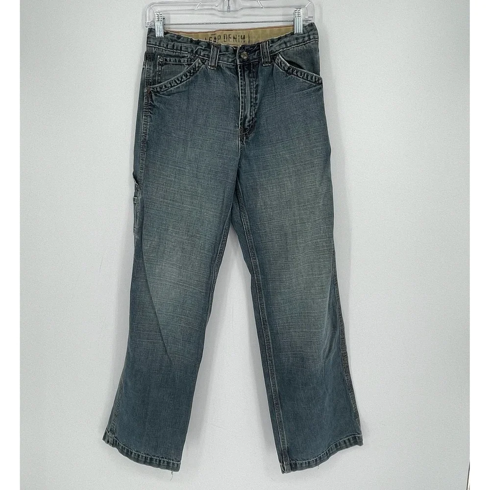 Gap Boy's Blue Straight Leg Carpenter Utility School Denim Jeans Size 16 Regular
